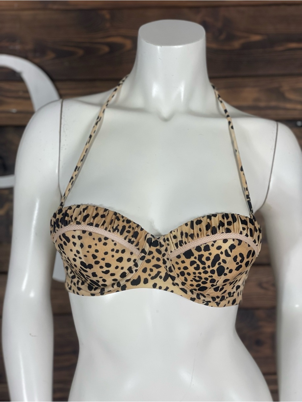 Victoria's Secret | Cheetah Animal Print Balconette Bikini Top Padded Underwire